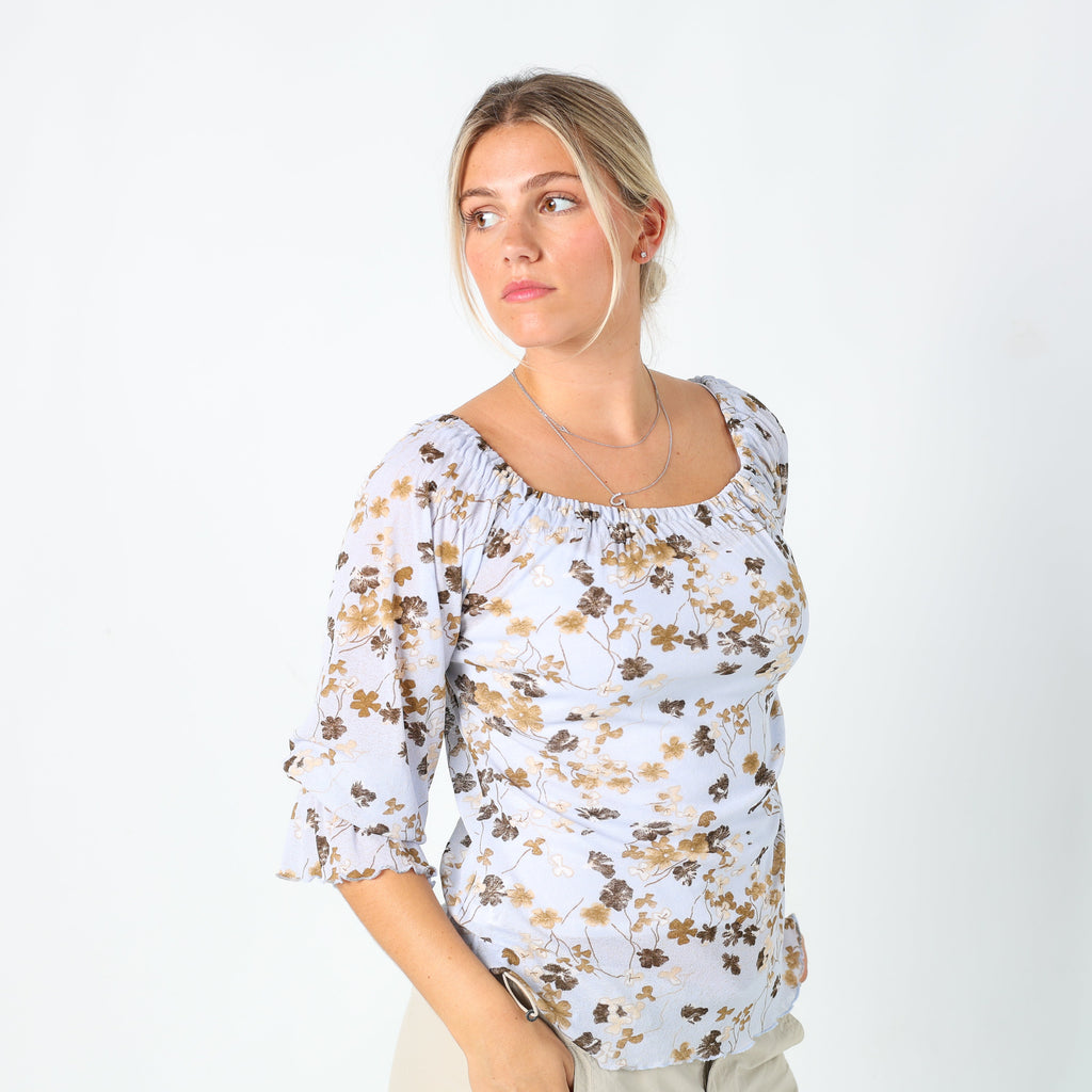 Light Blue Y2K Promod Blouse (L)