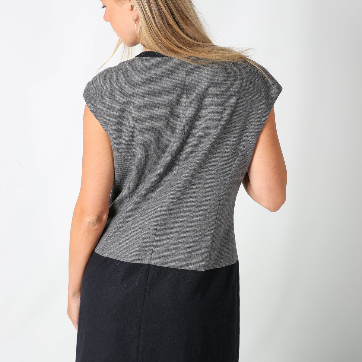 Grey Y2K Max Mara Formal Dress (L)