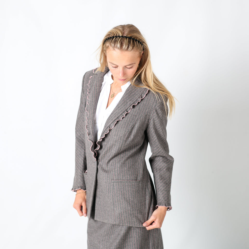 Grey Y2K AlexandreNarakas Blazer Part of a Two Piece (S)