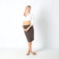Brown Y2K Max Mara Formal Skirt (8)