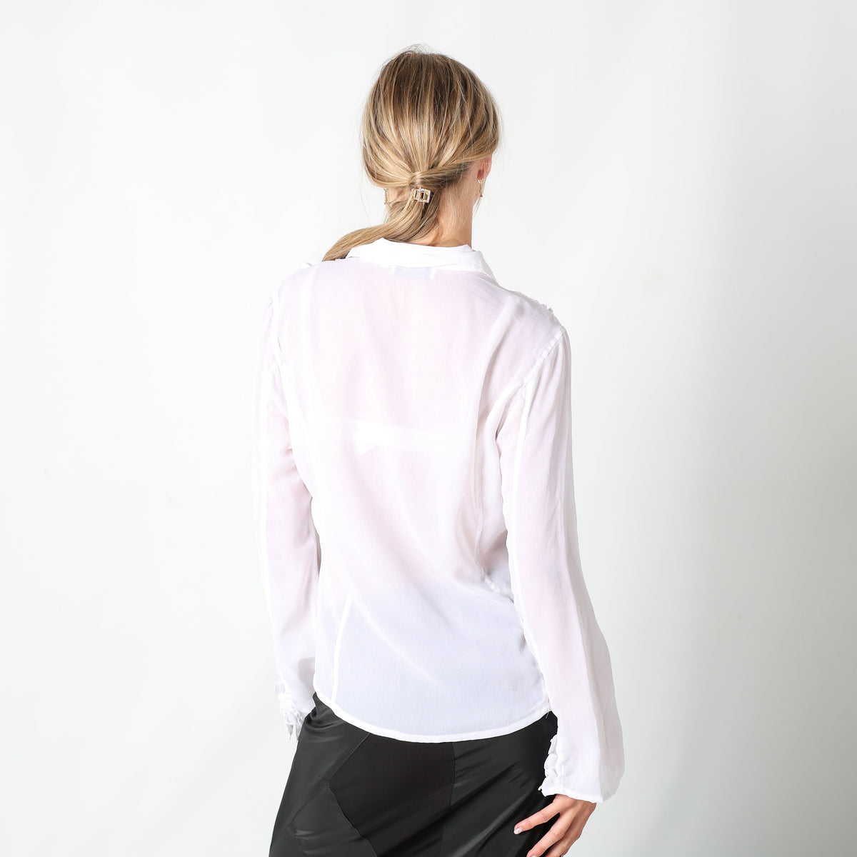 White Y2K Release Blouse (M)
