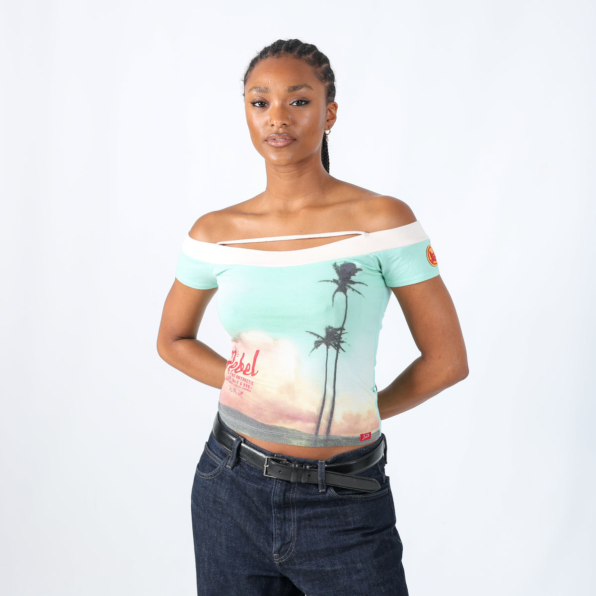 Turquoise Y2K Cami (M)