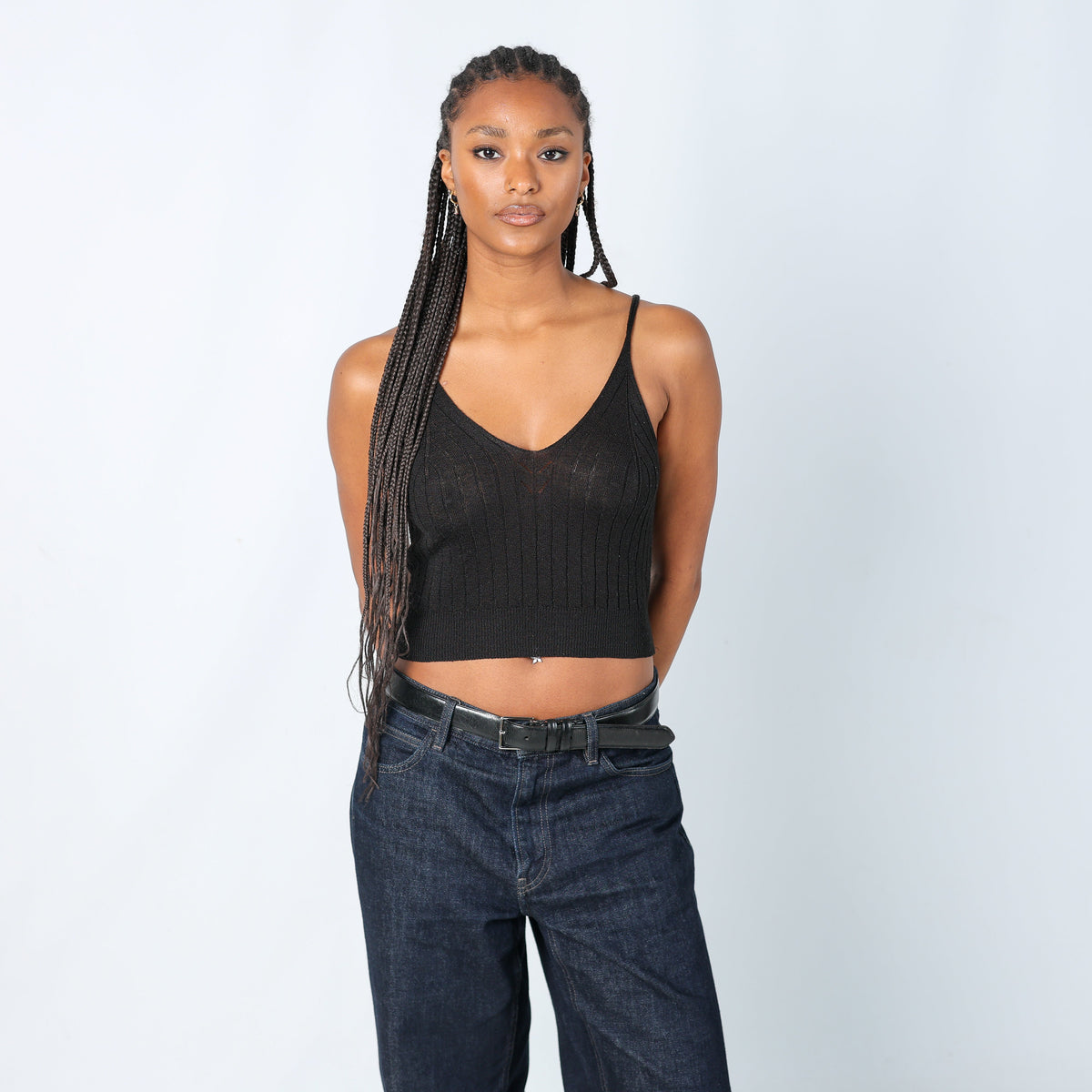 Black Y2K Cami (S)