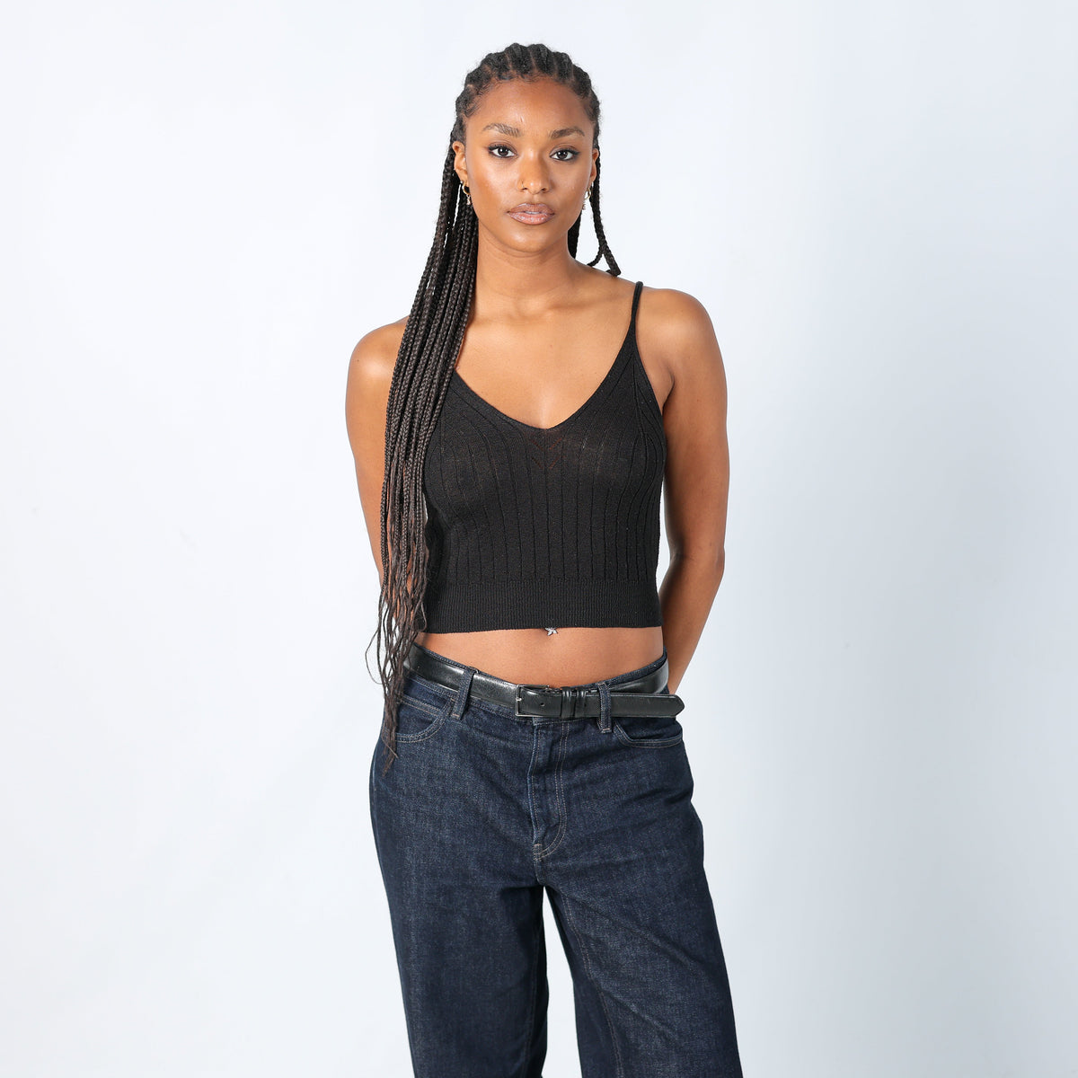 Black Y2K Cami (S)
