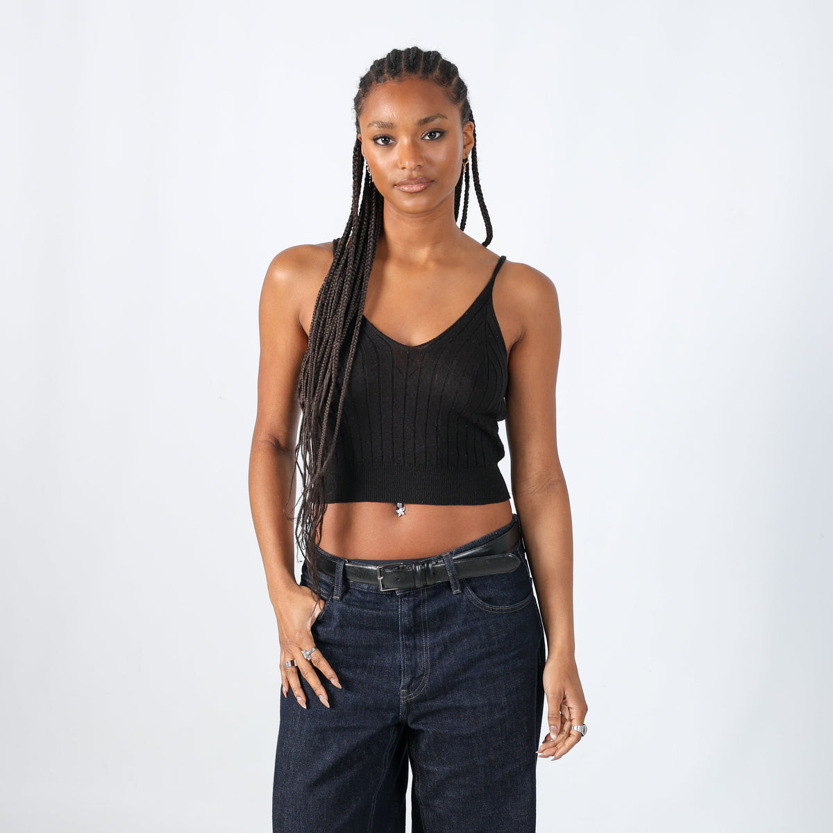 Black Y2K Cami (S)