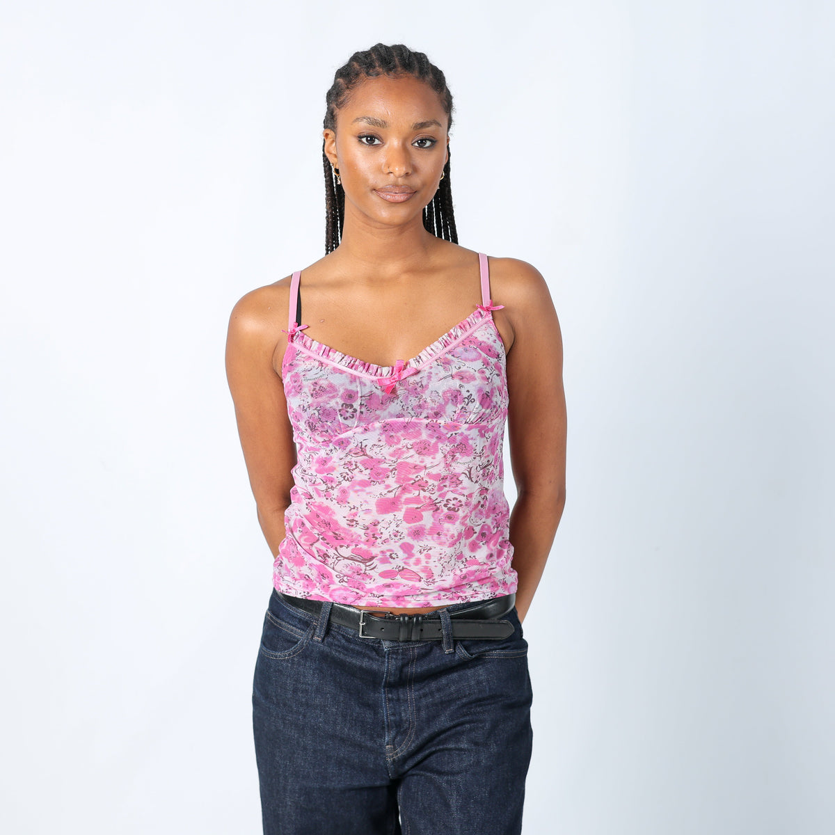 Pink Y2K Yamamay Cami Sheer (S)