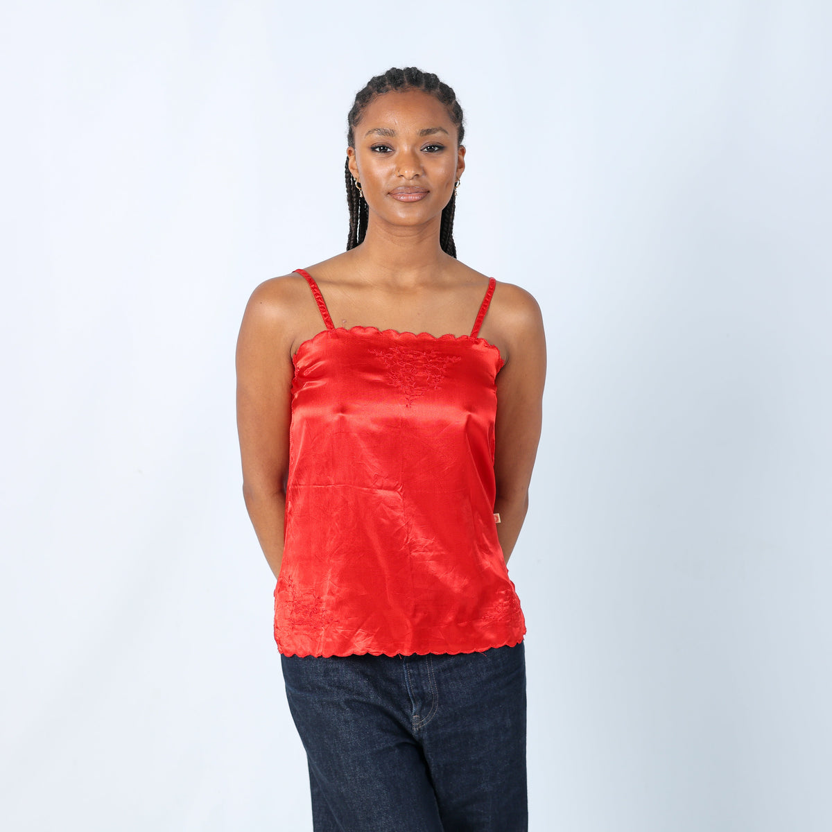 Red 90s Fiorucci Cami (L)