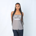 Light Grey 90s Intimissimi Cami Strapless (M)