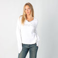 Ivory Y2K HardRock Cafe Long Sleeve Top (L)