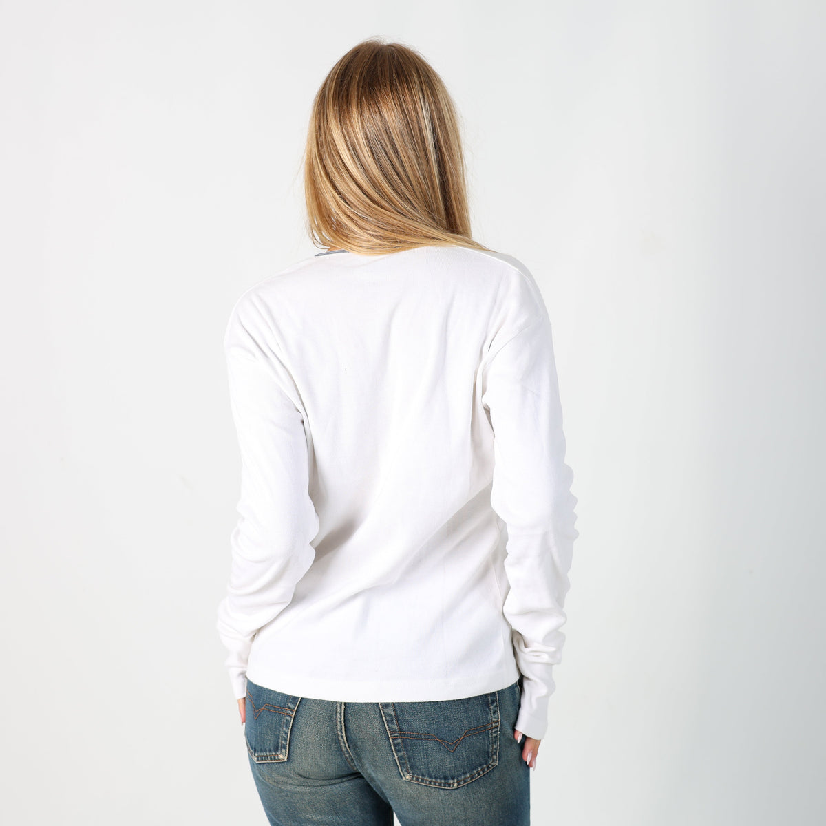 Ivory Y2K HardRock Cafe Long Sleeve Top (L)