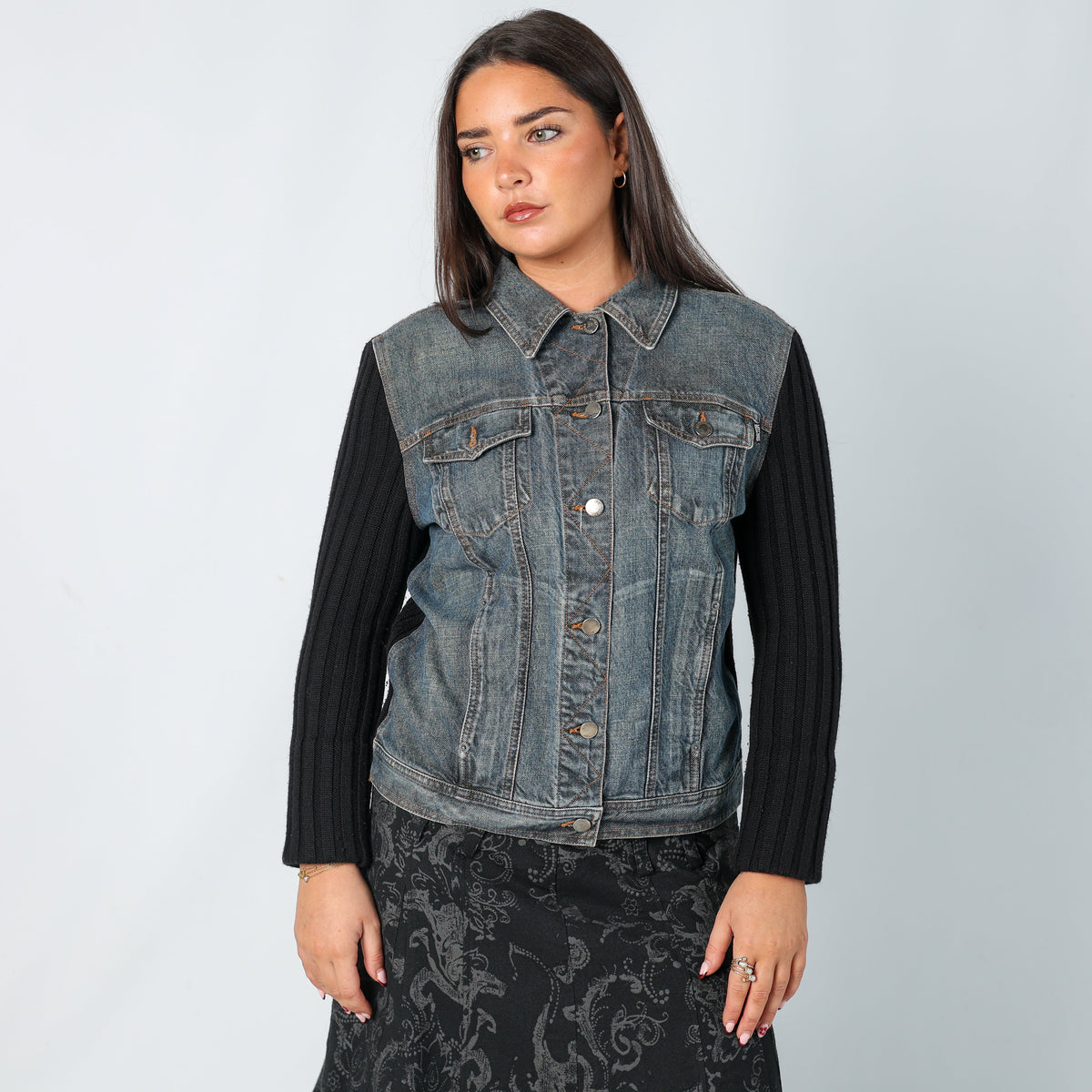 Blue Y2K Moschino Denim Jacket (14)