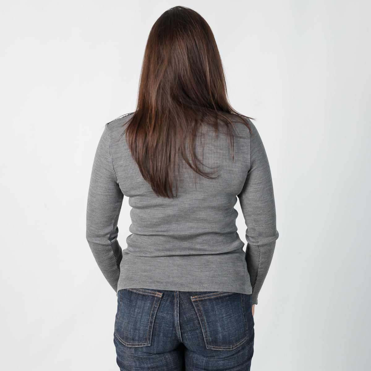 Grey Y2K Oscalito Long Sleeve Top (S)