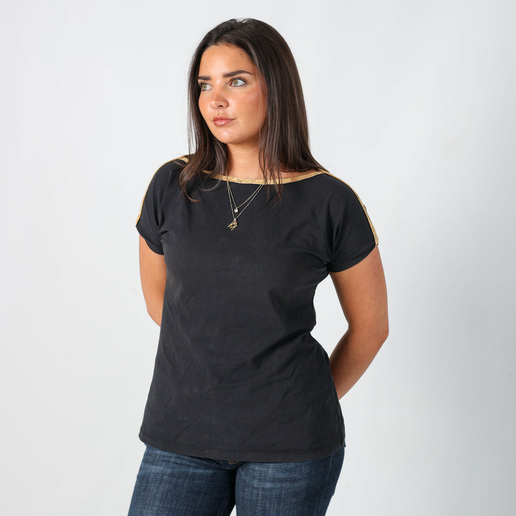 Black Y2K Donnavventura T-shirt (M)