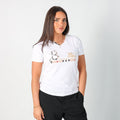 White Y2K Burberry T-shirt Spellout (M)