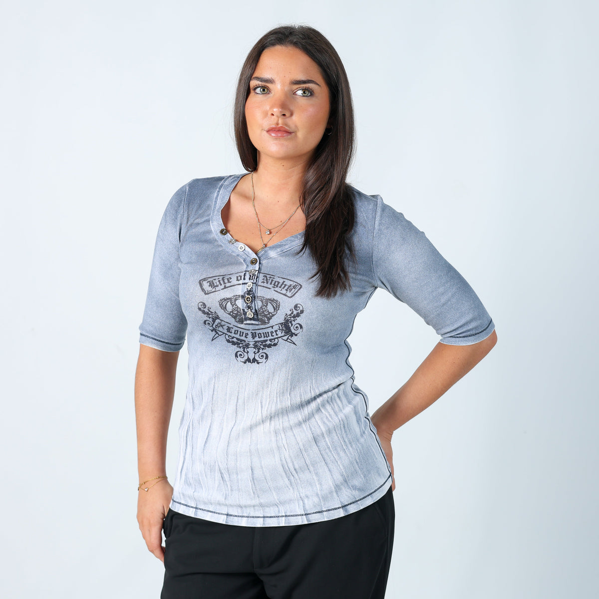Light Blue Y2K Sani Blu Long Sleeve Top (8)