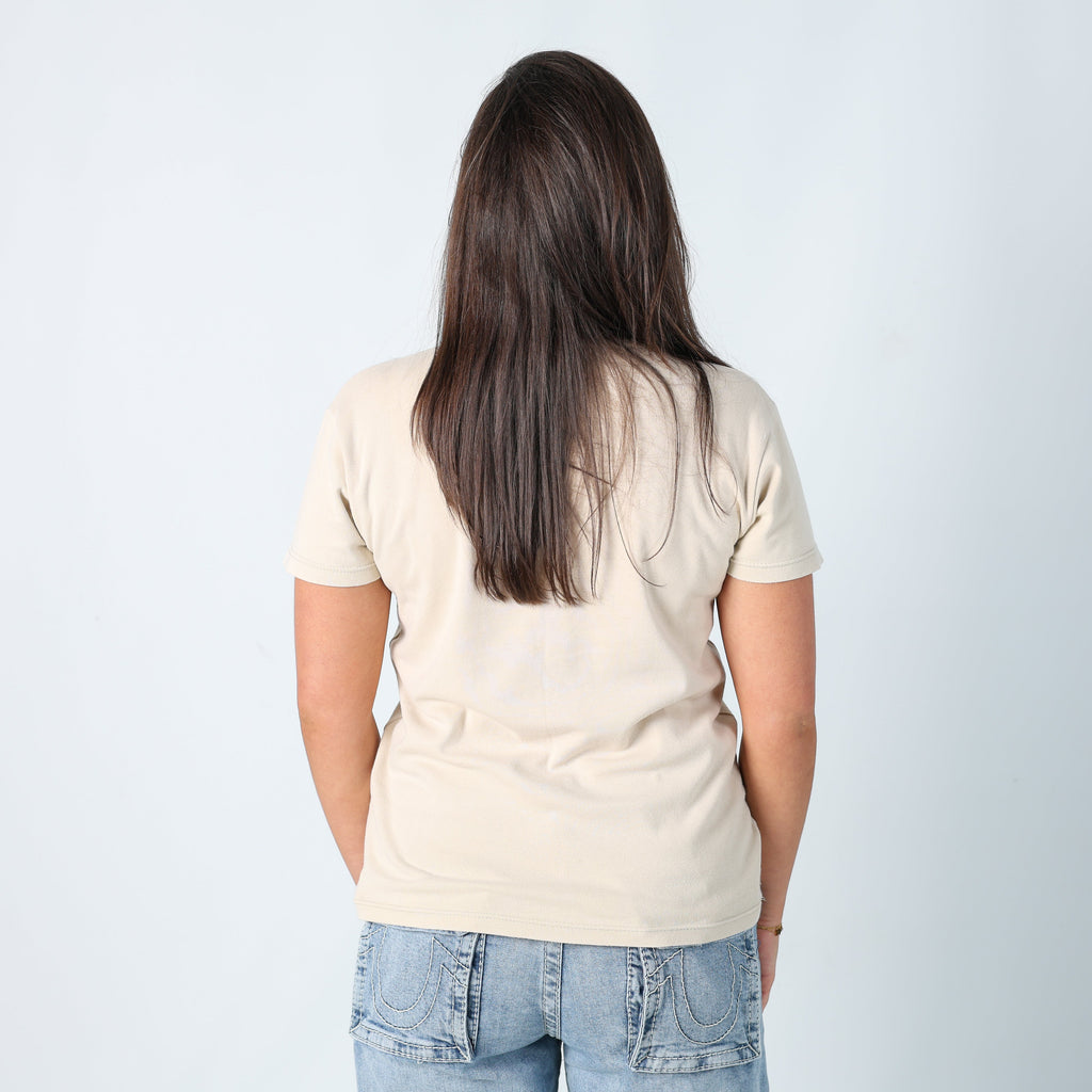 Beige Y2K Dolce & Gabbana T-shirt (M)