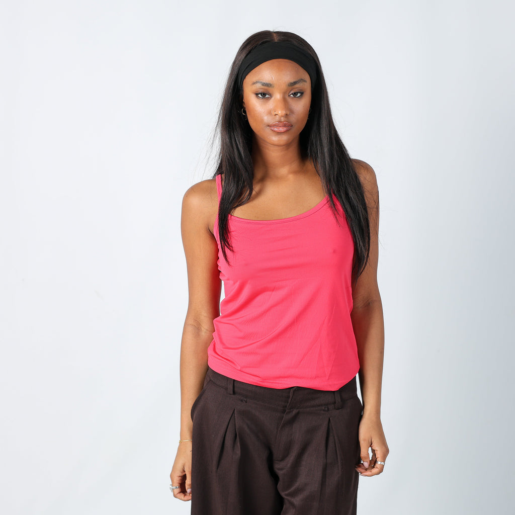 Pink Y2K Anni Rolfi Woven Vest (M)