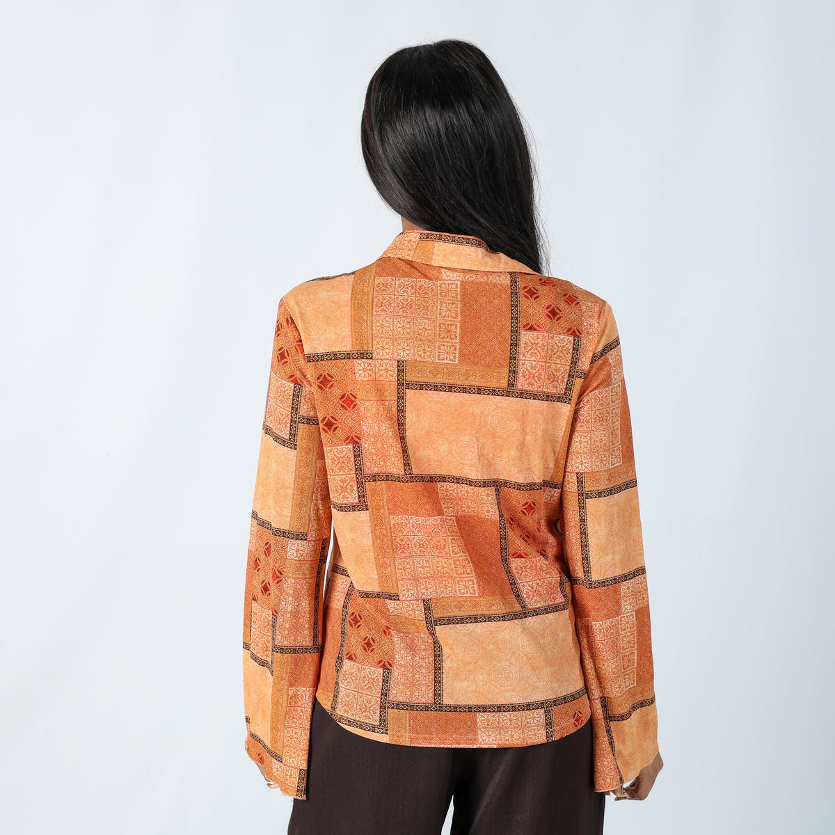 Orange Y2K Yessica Blouse (M)