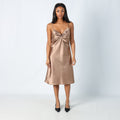 Bronze 90s Slip Dress (S)