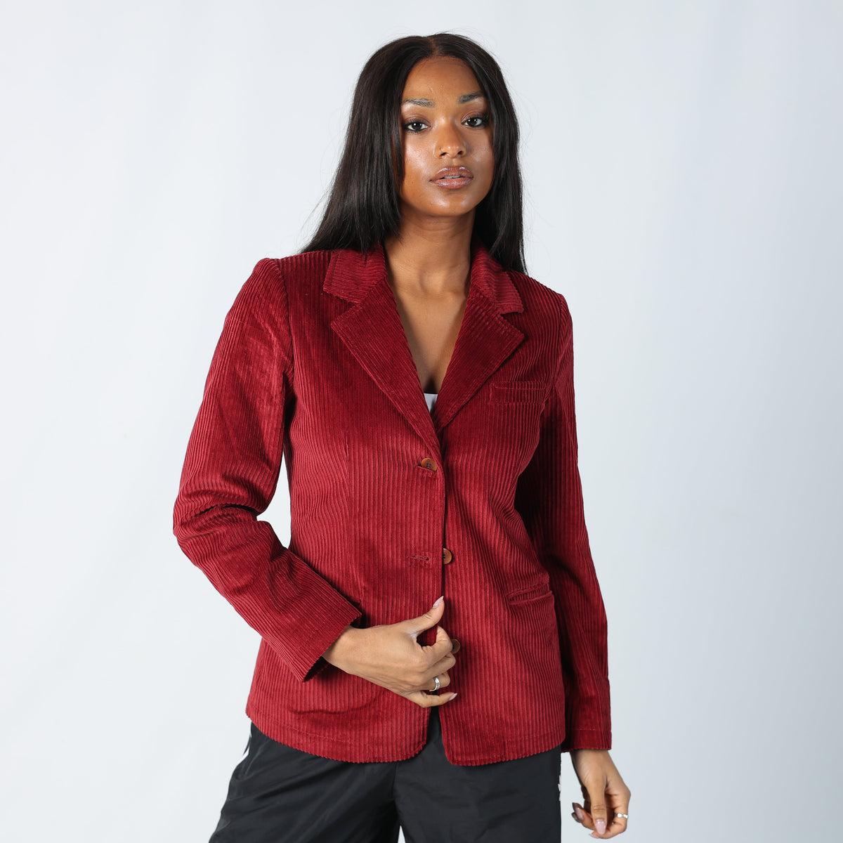 Purple Y2K Jantzen Cord Jacket (14)