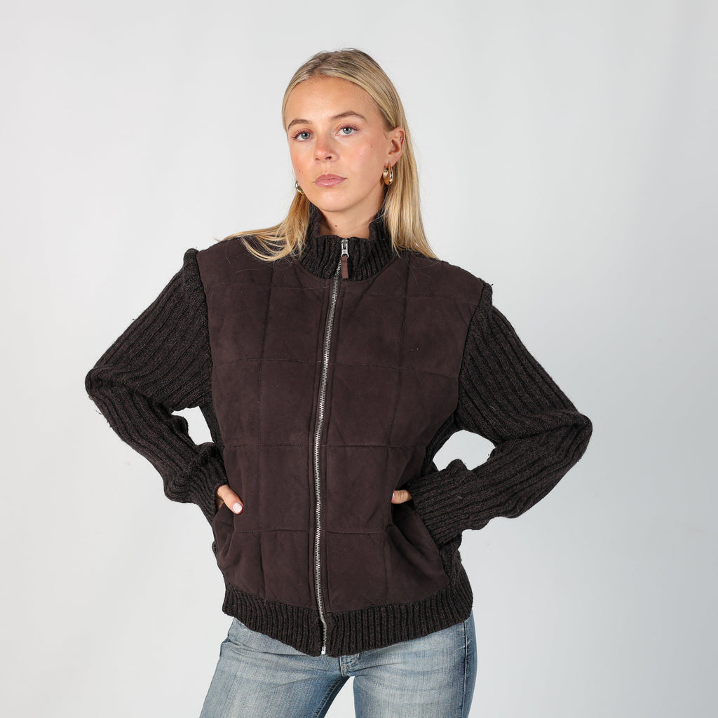 Brown Y2K Skelton Light jacket (S)