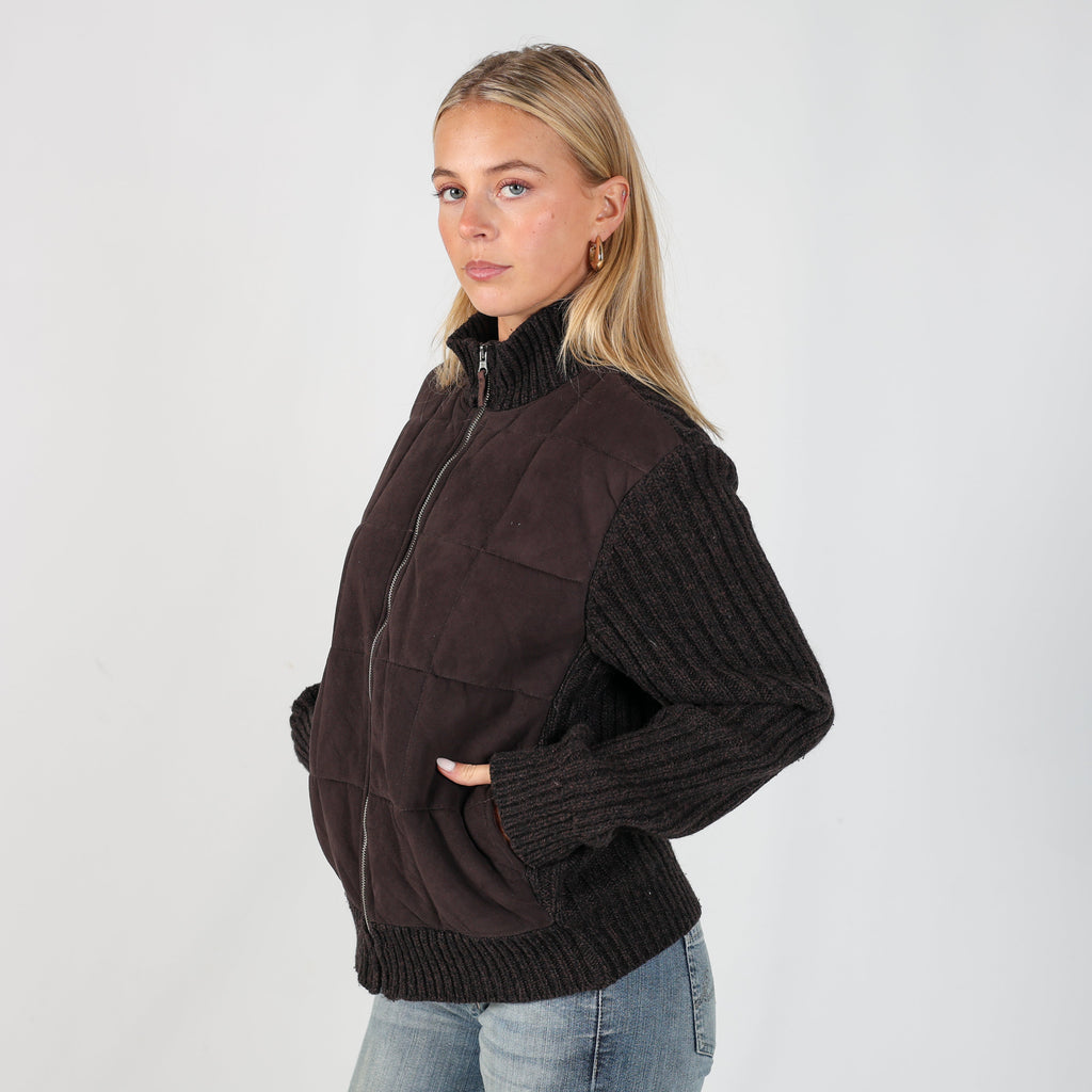 Brown Y2K Skelton Light jacket (S)