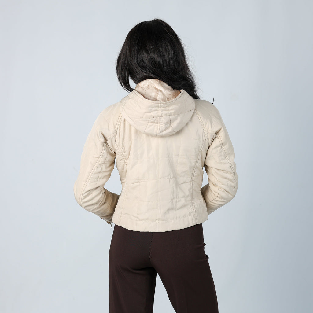 Cream Y2K Water Drop Light jacket (S)