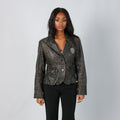 Tan 90s Gaudi Leather Jacket (S)