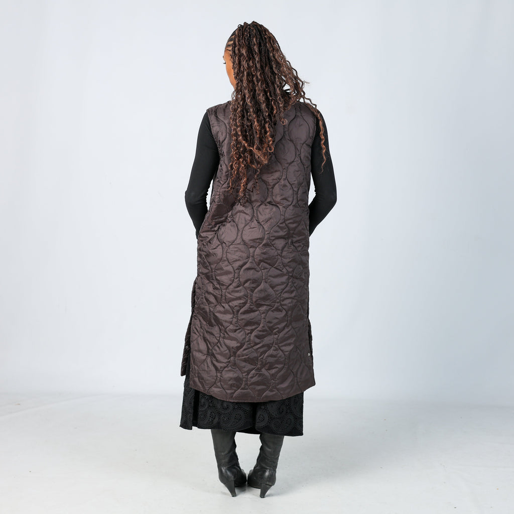 Brown Y2K Pageone Gilet (12)
