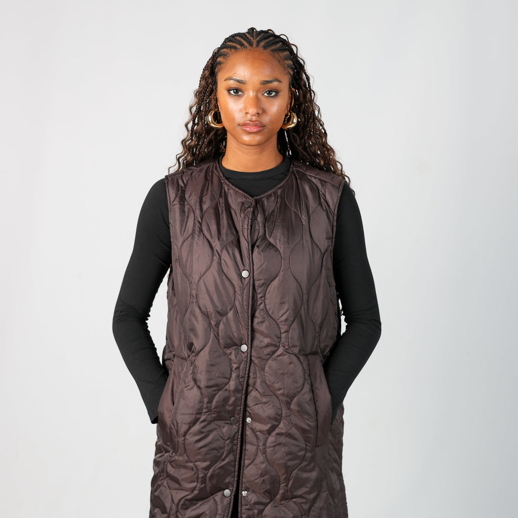 Brown Y2K Pageone Gilet (12)