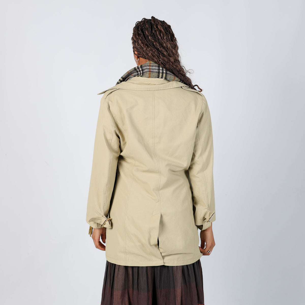 Beige Y2K PHARD Trench Coat (S)