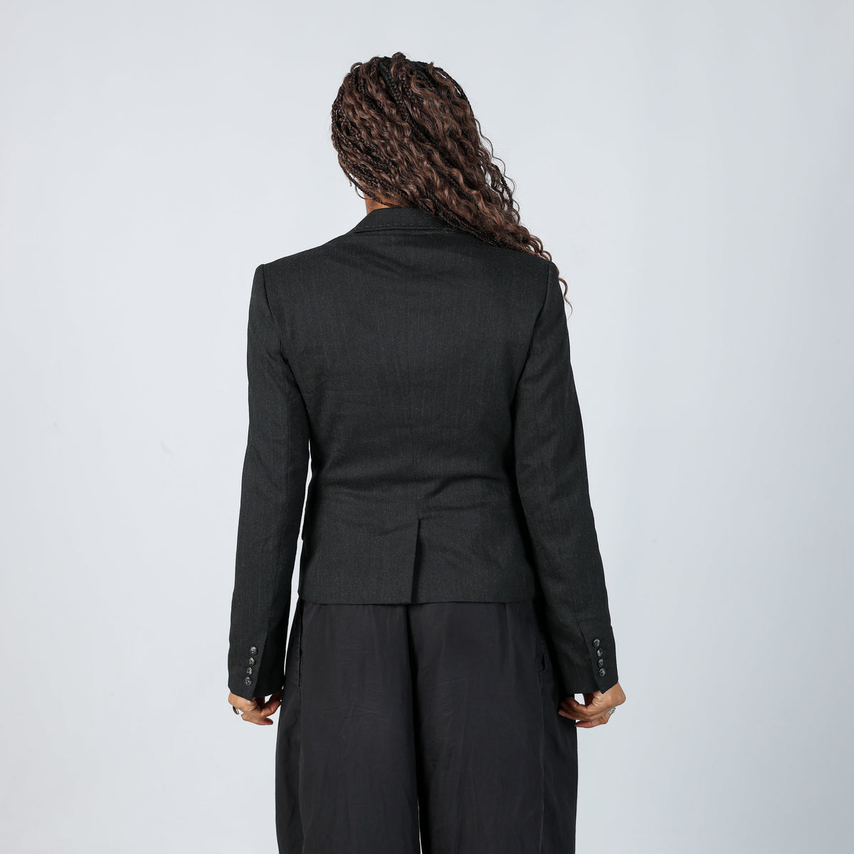 Black Y2K Sisley Blazer (S)