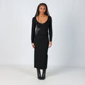 Black Y2K Pimkie Woven Midi Skirt (XS)