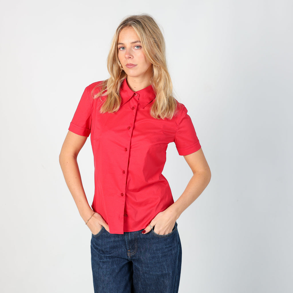 Red Y2K Moschino Shirt (S)