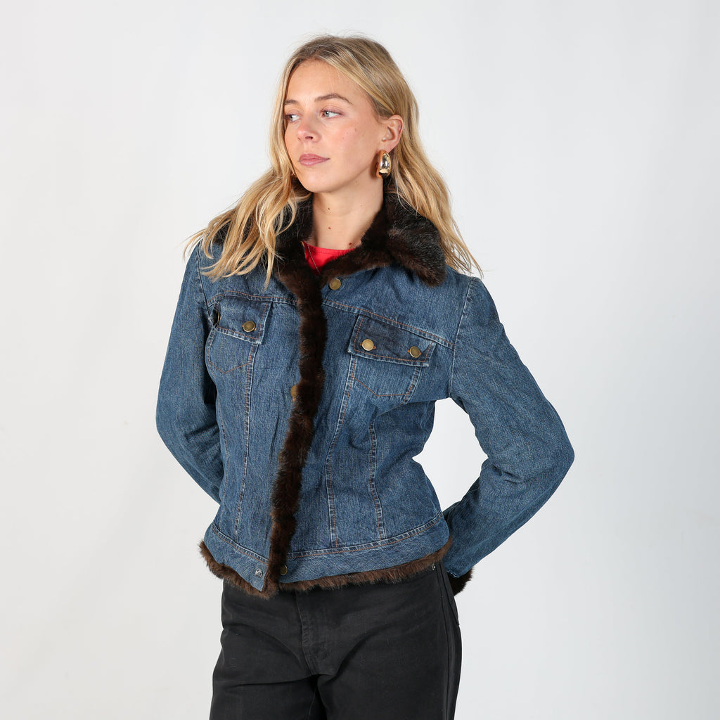 Blue Y2K Denim Jacket (S)