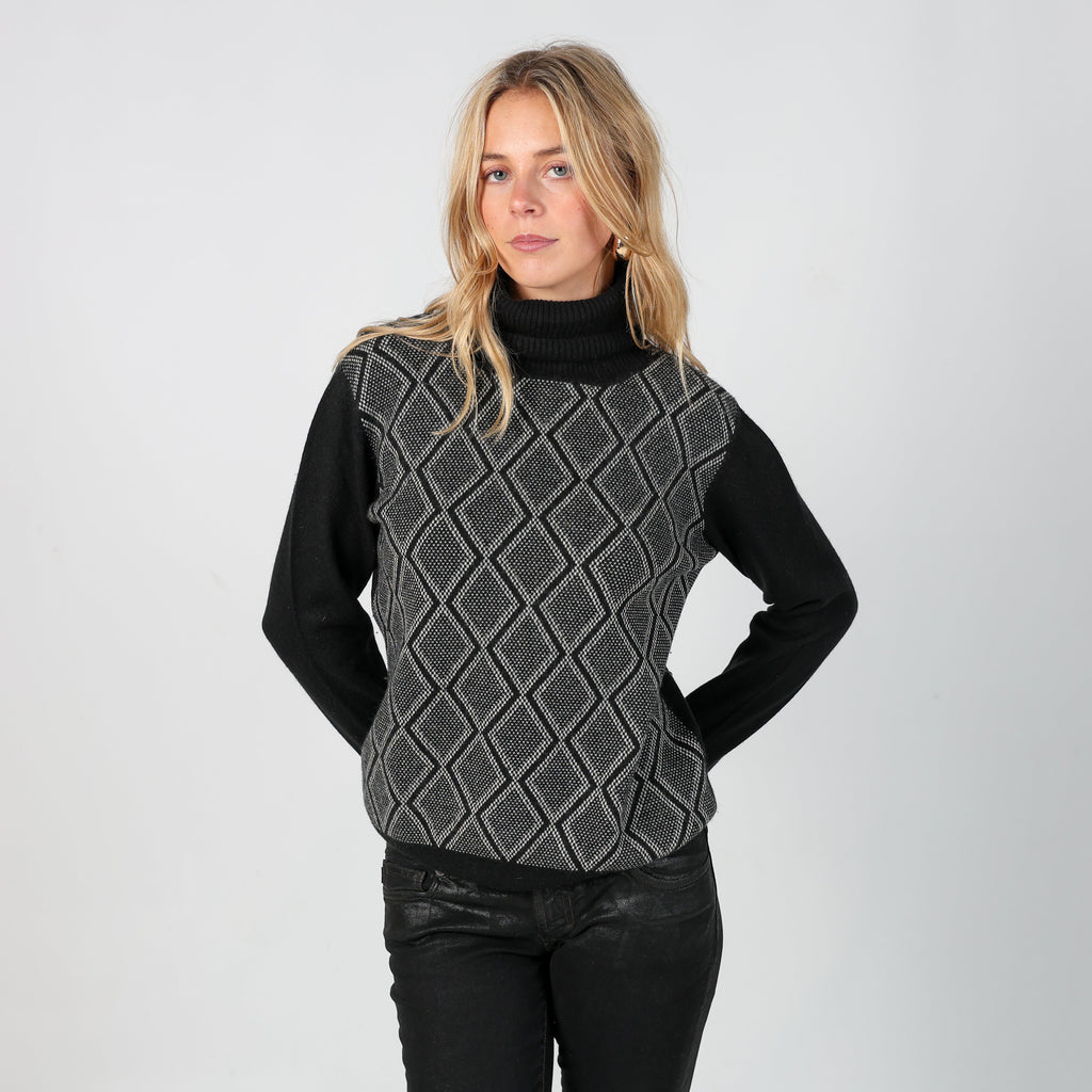 Black Y2K Max Mara Knitted Jumper (S)