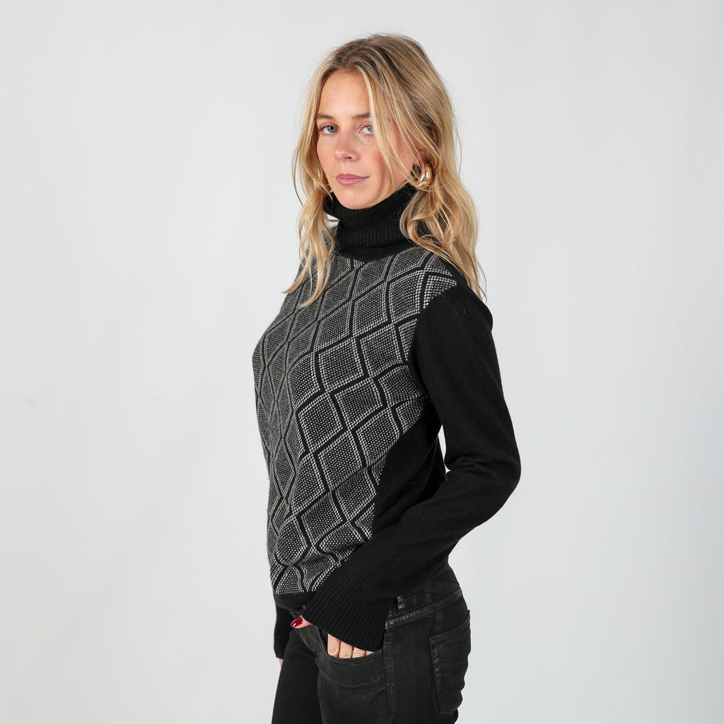Black Y2K Max Mara Knitted Jumper (S)