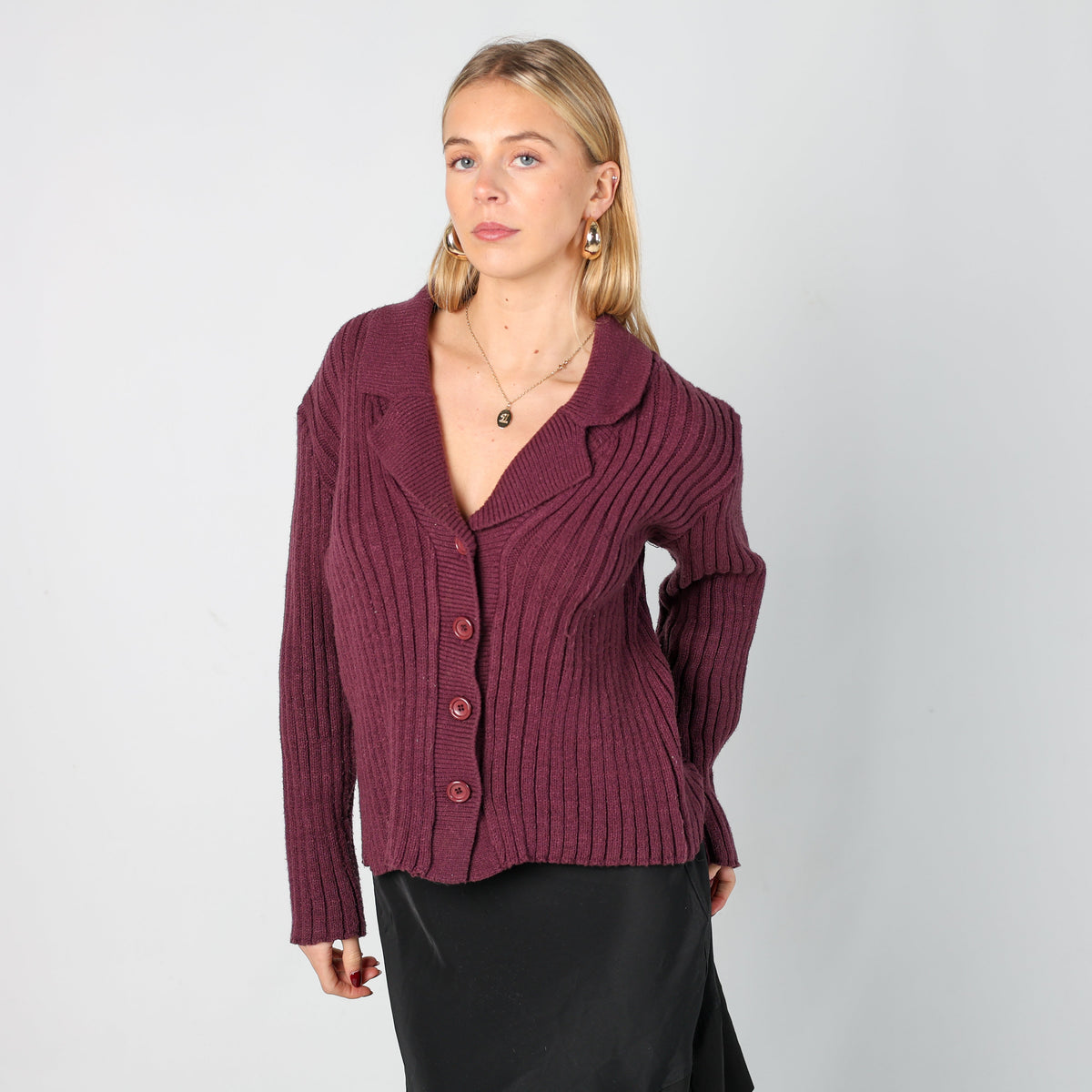 Purple Y2K PHARD Cardigan (M)