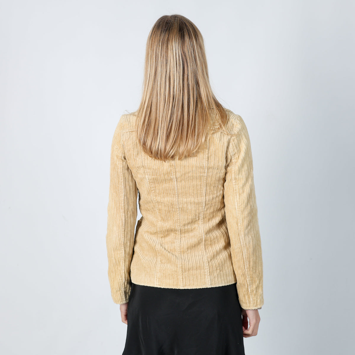 Tan Y2K Pimkie Cord Jacket (S)