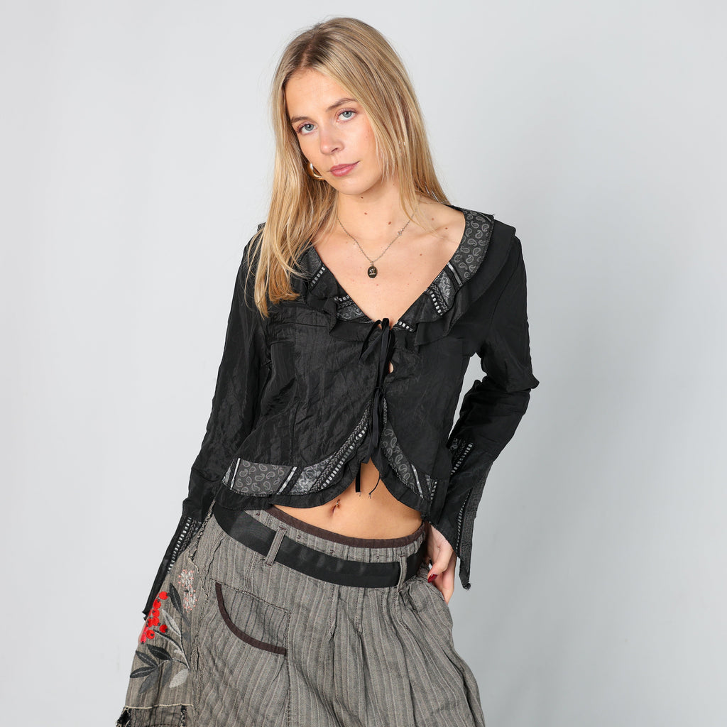 Black Y2K Modi&Moda Blouse (S)