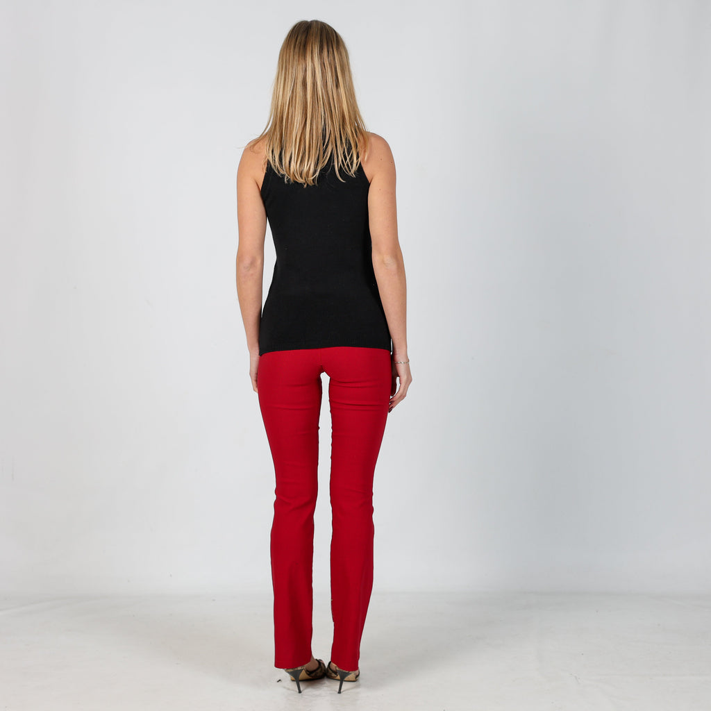 Red Y2K Woven Trousers (S)