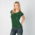Dark Green Y2K Heineken Baby Tee (S)