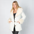 Cream Y2K Ampere Puffer Jacket (S)