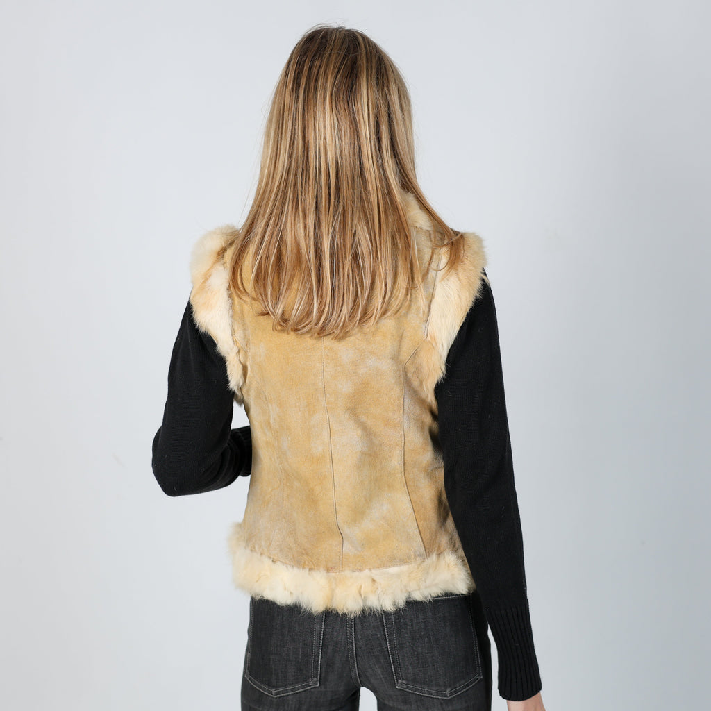 Cream 90s Gilet (S)