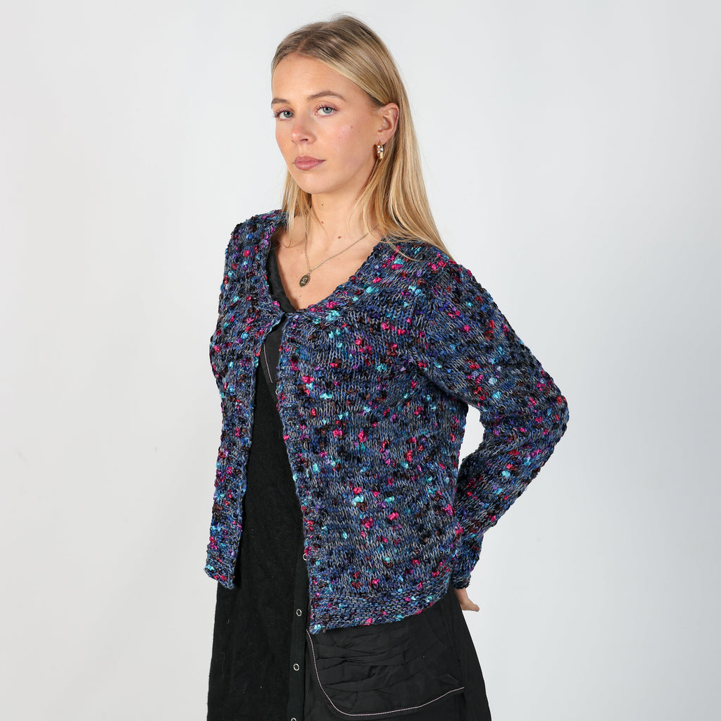 Blue Y2K AlbaModa Knitted Jumper (S)
