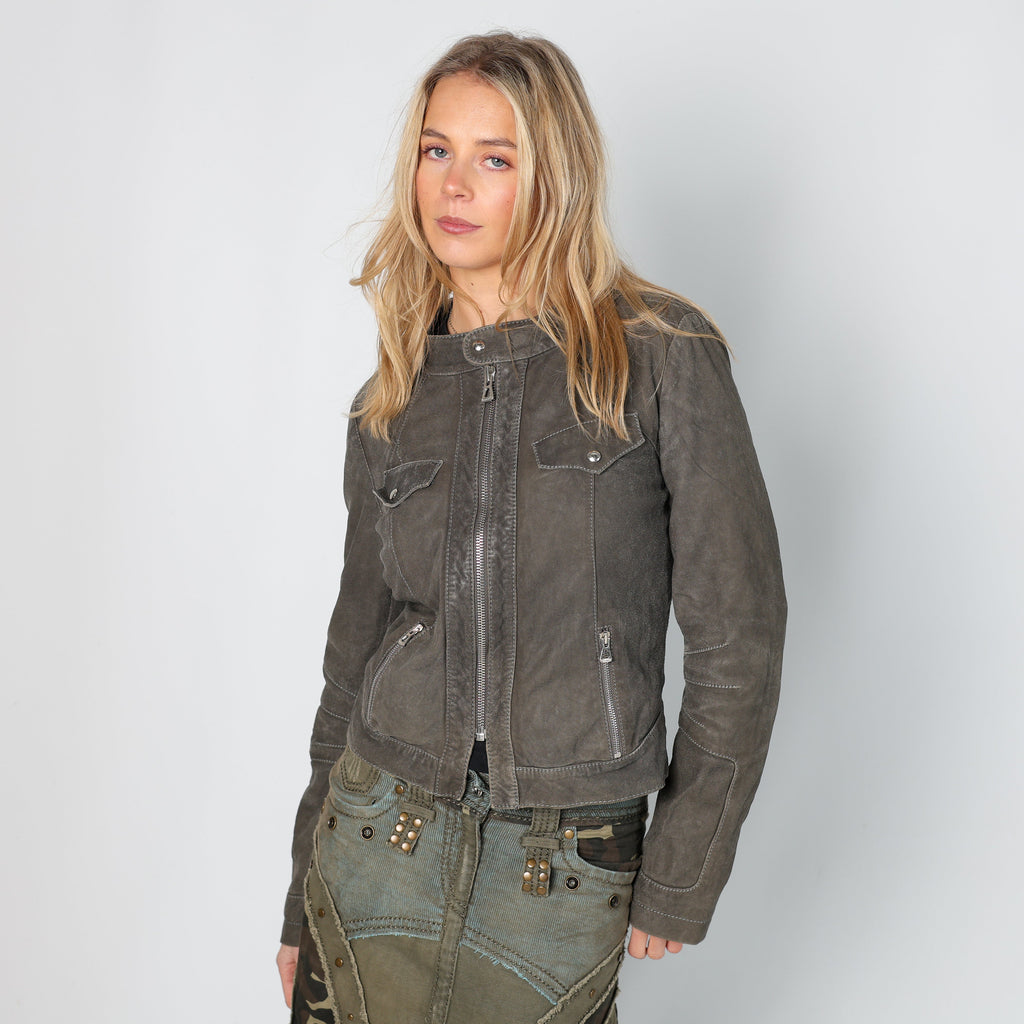 Charcoal Grey Y2K Boss Light jacket (M)