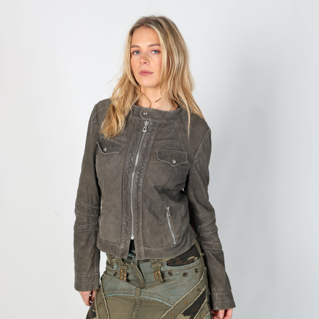 Charcoal Grey Y2K Boss Light jacket (M)