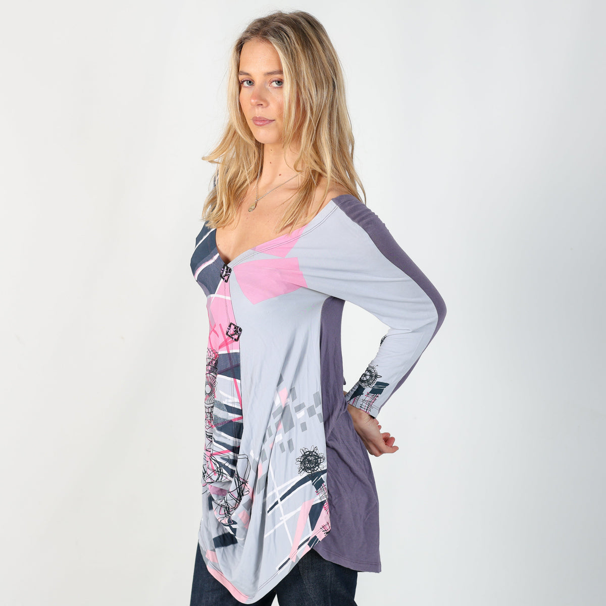 Lilac Purple Y2K Save The Queen Woven Midi Dress (M)