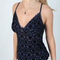 Navy Blue Y2K Cami (S)