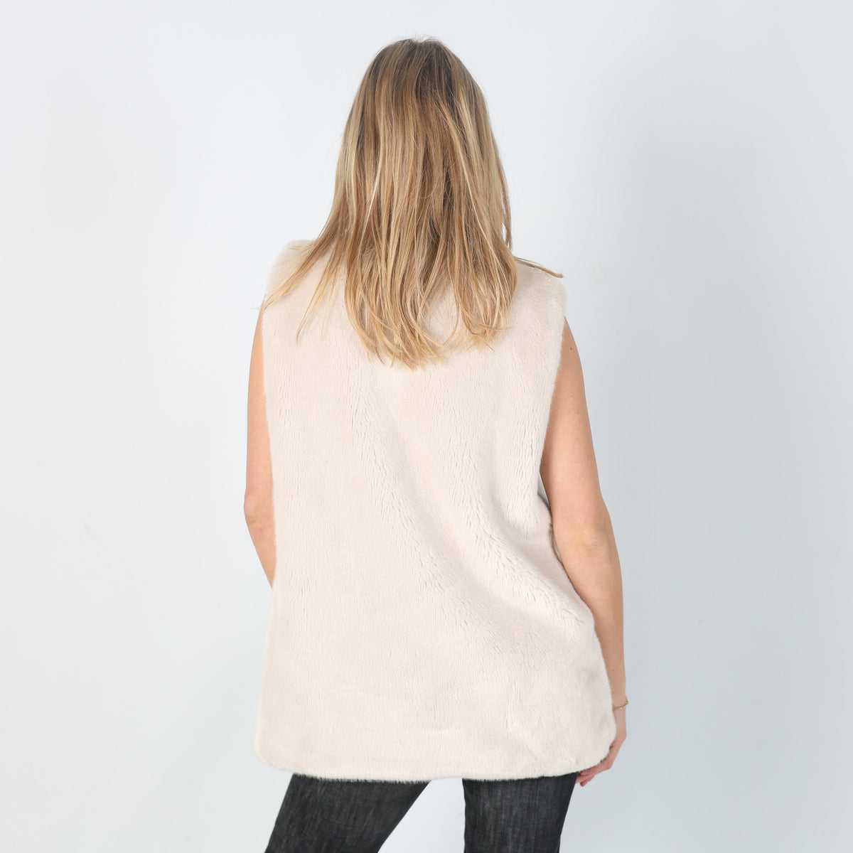 Cream Y2K Gilet (L)